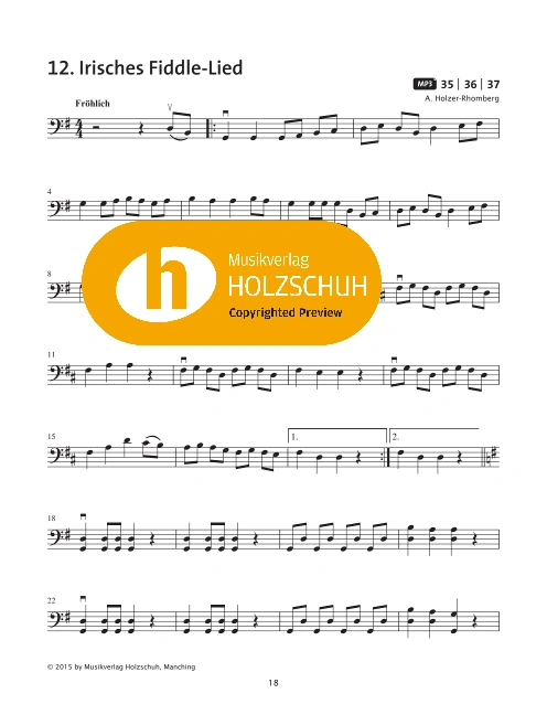 Irisches Fiddle-Lied